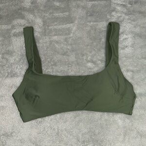 Aerie Green Seamless Bikini Top